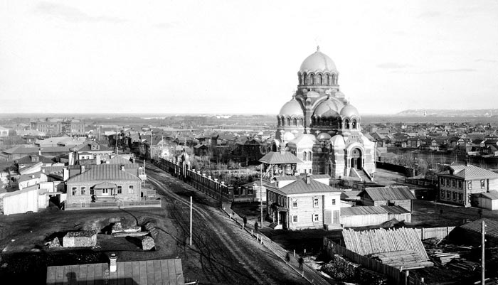 Спасо-Преображенский собор в Сормовском районе в начале 20 века