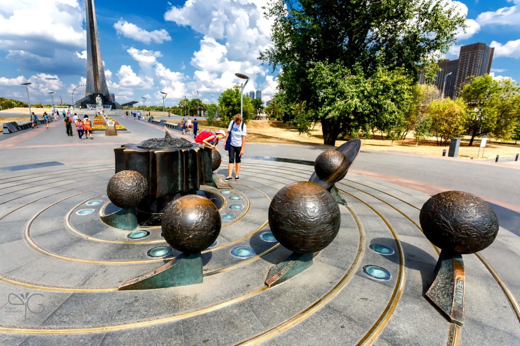 На территории Макета Солнечной системы можно ощутить себя его частью!