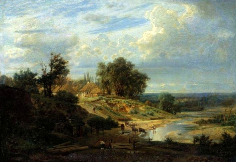 "Вид окрестностей Харькова" 1875 года стал судьбоносной для художника