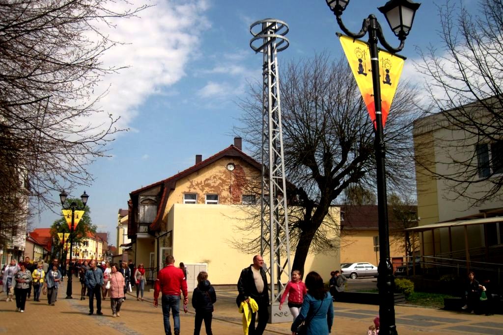 Опора электрического столба - это памятник электрификации Зеленоградска