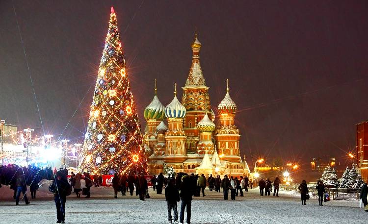 Новогодняя Москва Куда