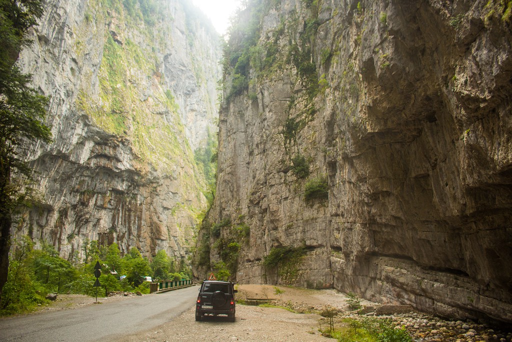 На экскурсии в Кодорском ущелье