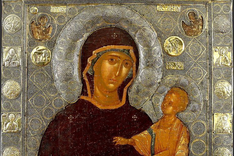 В этом храме хранился знаменитый образ Богоматери Одигитрии в период падения Константинополя