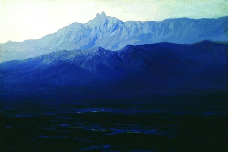 Так Куинджи изобразил Ай-Петри, которой он часто любовался в Алупке