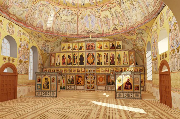 Так должен будет выглядеть внутренний интерьер храма после реставрации