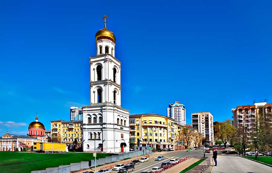 Колокольня Иверского монастыря в Самаре