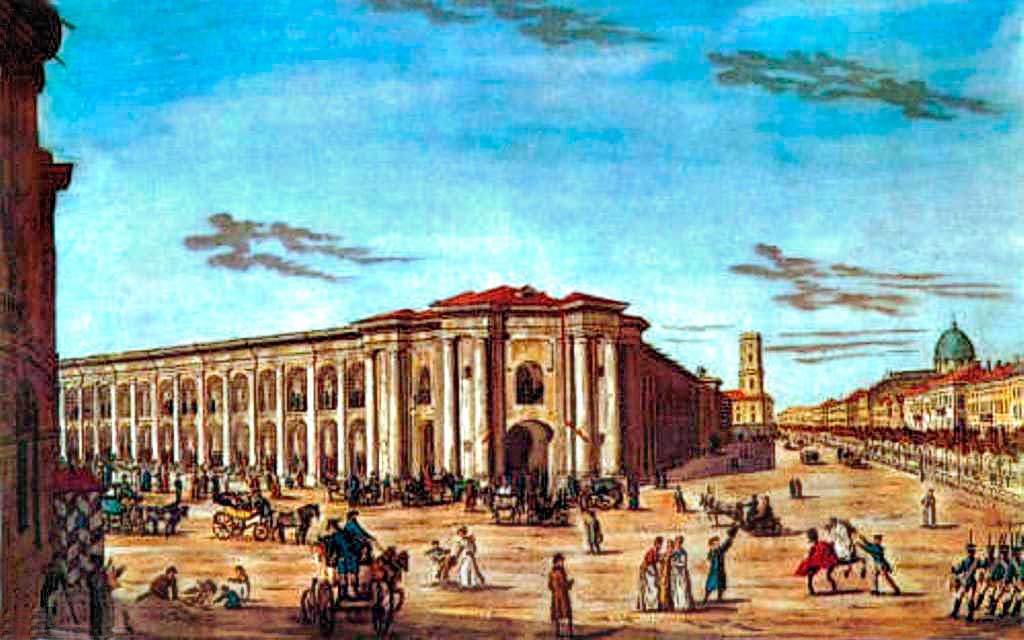 Гостиный двор в 18 веке