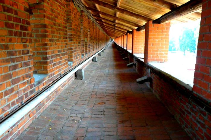 Верх средневековых стен Нижегородского кремля