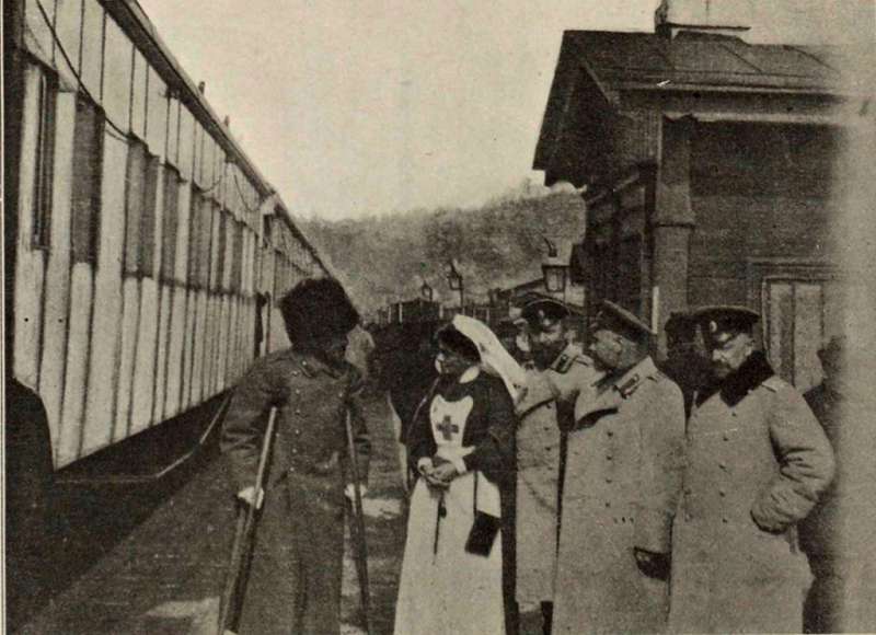 Супруга Квитко принимала участие в русско-японской войне как сестра милосердия