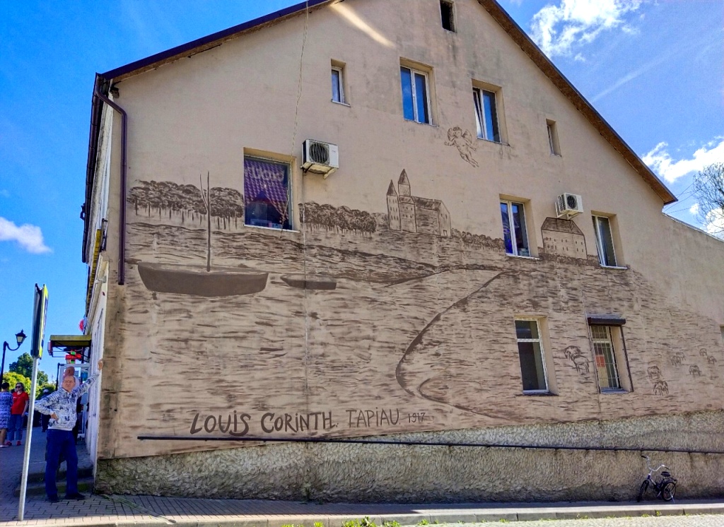 Картина Ловиса Коринта «Аллегории Боруссии» сохранилась только в виде граффити