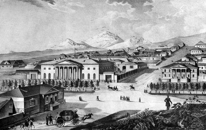 Пятигорская Ресторация в 19 веке, иллюстрация