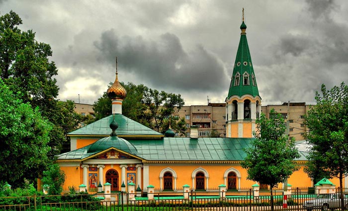 Крестобогородский храм. 60-е гг. 18 века