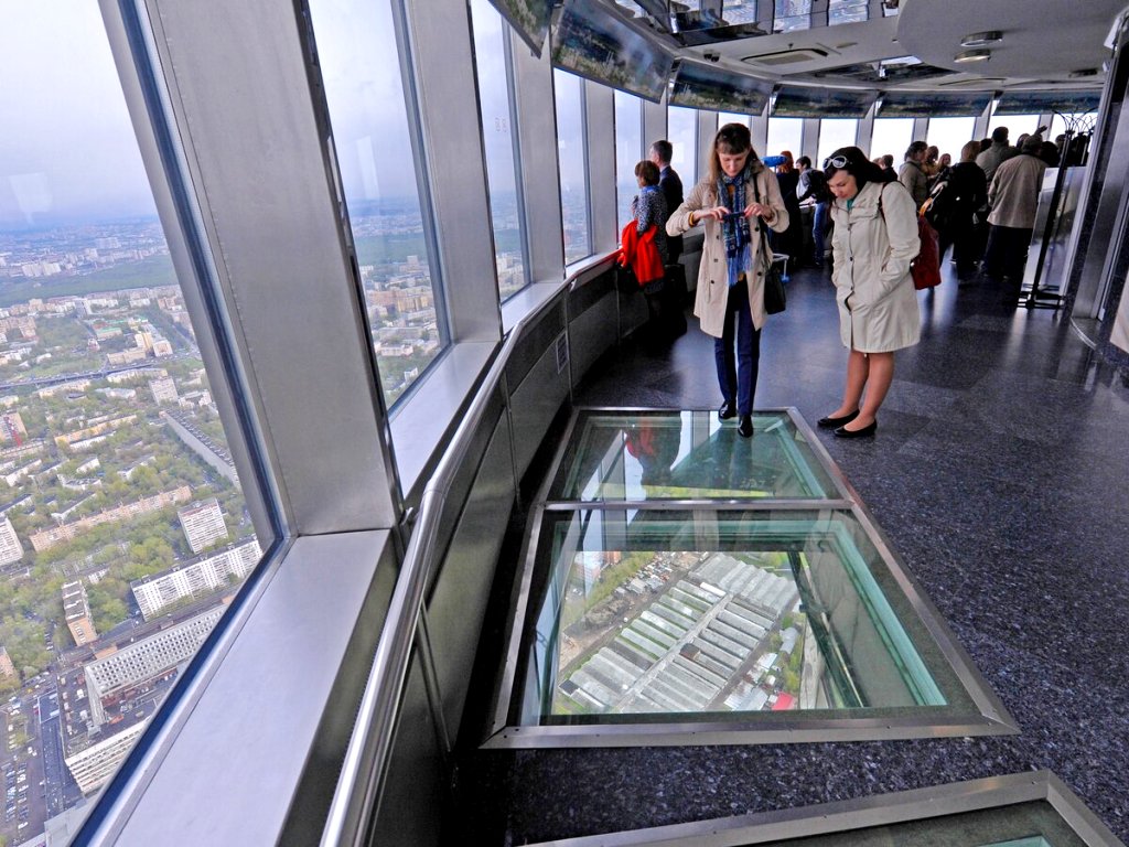На Останкинской башне находится самая удивительная Смотровая площадка Москвы