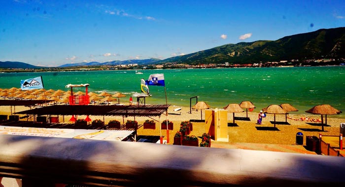 С пляжной территории "Садов морей" открывается прекрасная панорама