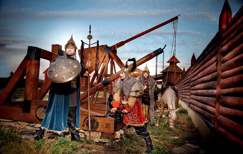 Как могла быть оснащена оборона можно увидеть в музейной реконструкции