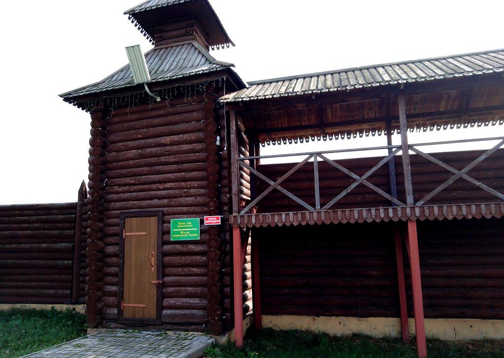 Реконструкция Малой сторожевой башки Иске-Казанского городища