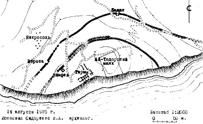 Схематическое изображение римской крепости "Харакс" Схематическое изображение римской крепости "Харакс"