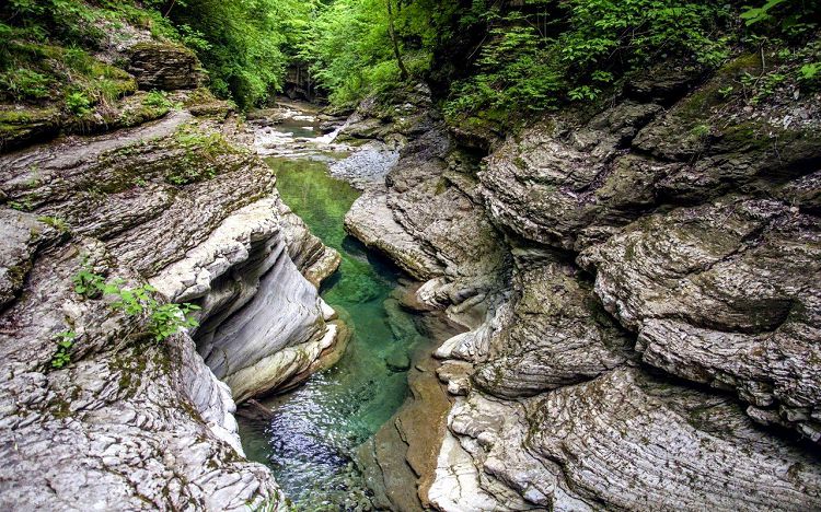 Каньон реки Бешенки - известная природная достопримечательность района