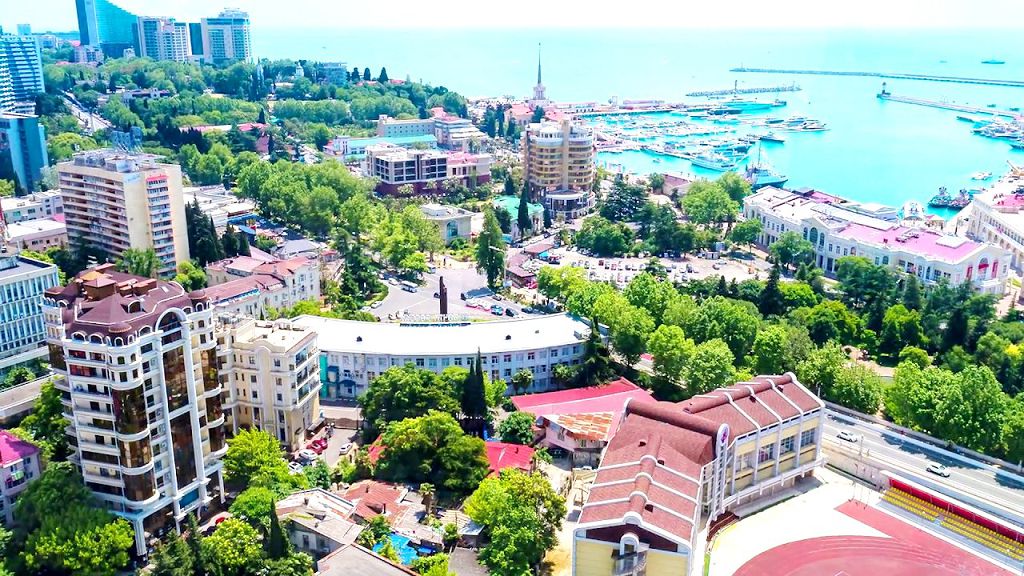 Центр Сочи - это гармоничное сочетание истории и современности