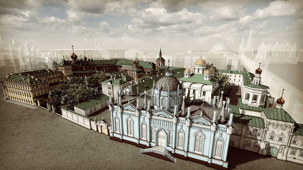 Прекрасный Екатерининский храм  украсил и монастырь и Спасскую улицу