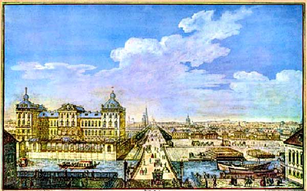 Аничков дворец при Разумовском