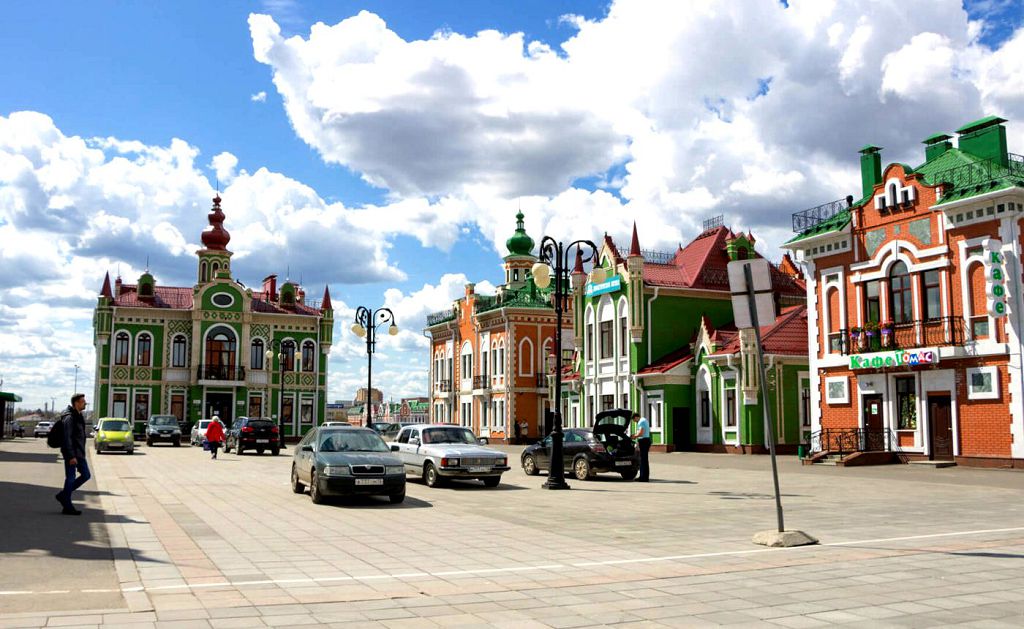 Архангельская слобода является небольшой группой "итальянских" домиков