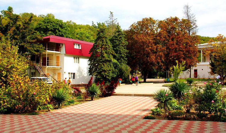 Не только пляжи, но и жилые ведомственные территории очень ухожены