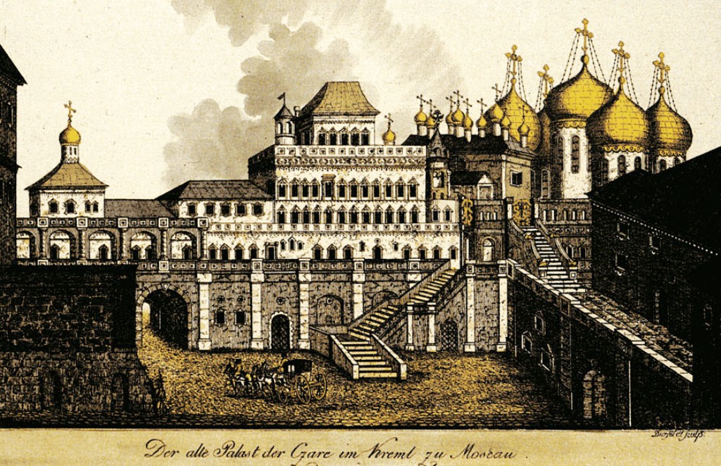 В один из исторических периодов Теремной дворец был главным в дворцовом комплексе