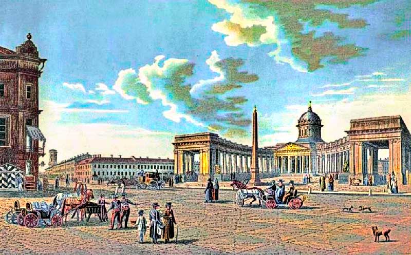 Казанский собор в 19 веке