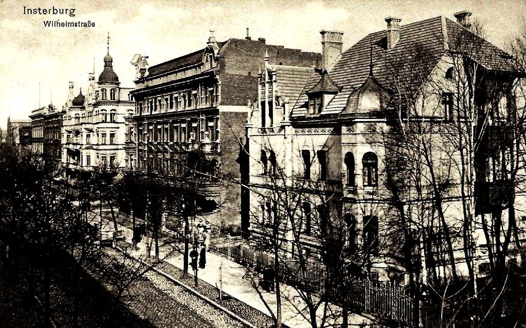 Улица Вильгельмштрассе бывшего Инстербурга сегодня носит название Пионерской