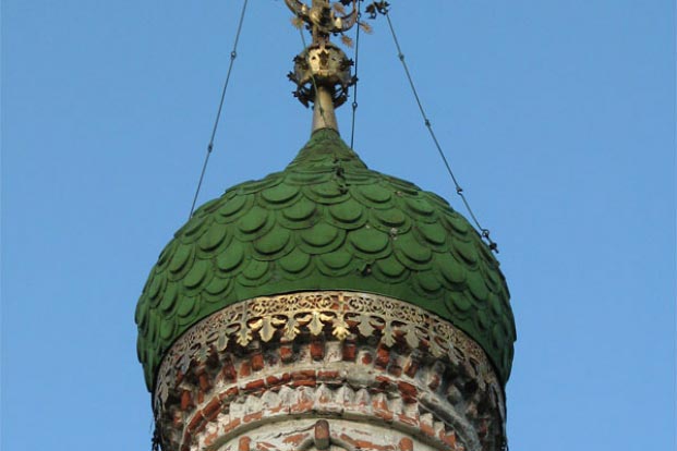 Оформление главы Казанского предела Рожественской церкви