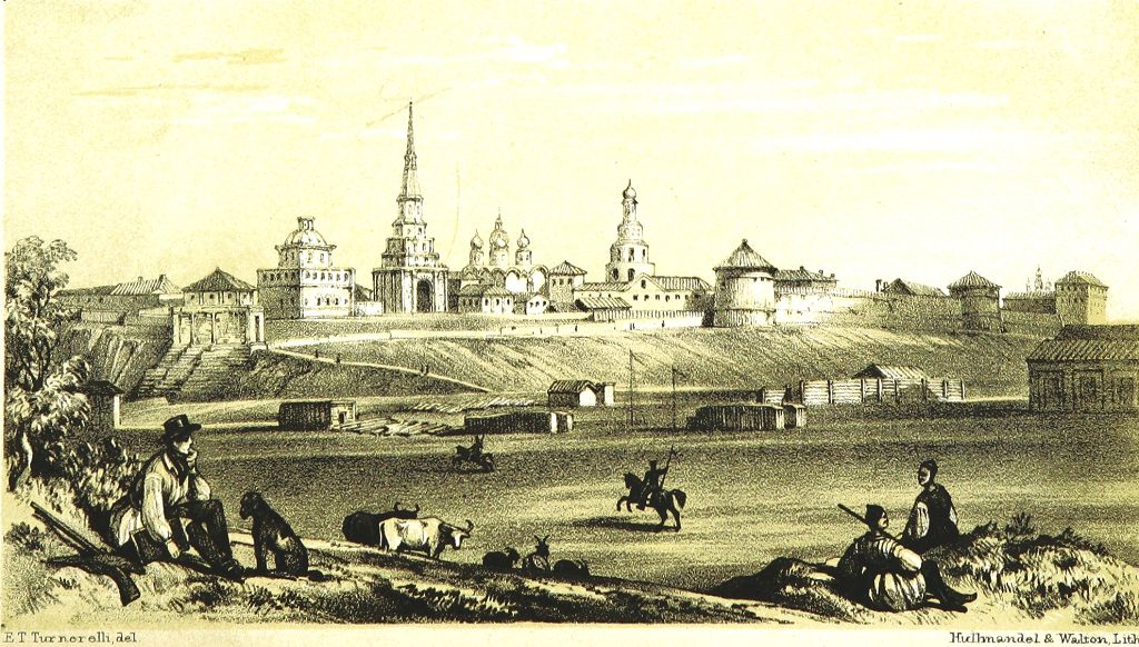 Изображение башни на гравюре Турнерелли датируется серединой 19 века