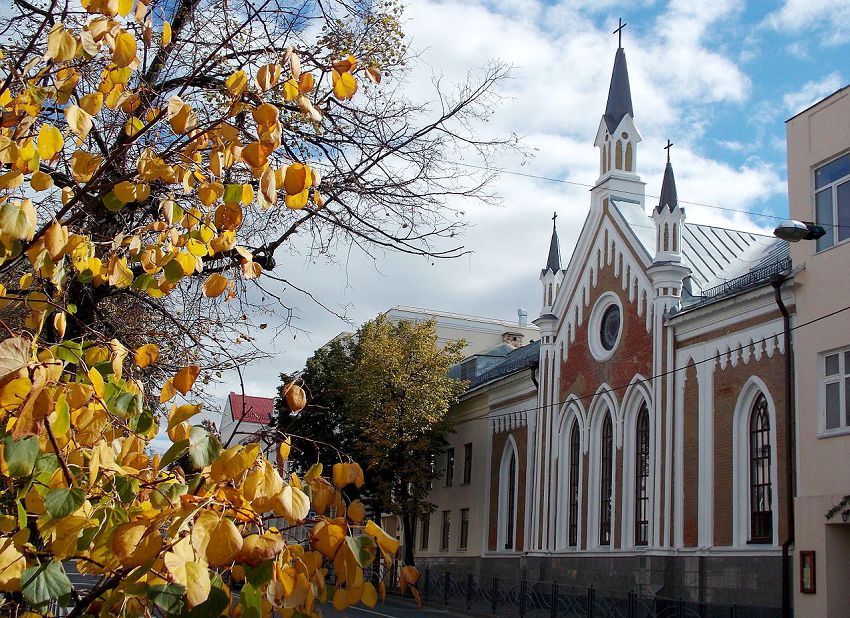 Лютеранская кирха связана с интересной историей немецкой диаспоры