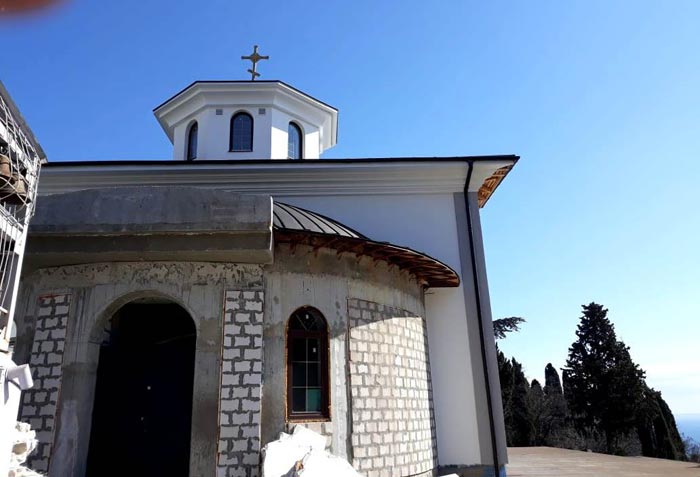 Сегодня в Кореизе идет строительство нового Храма Вознесения