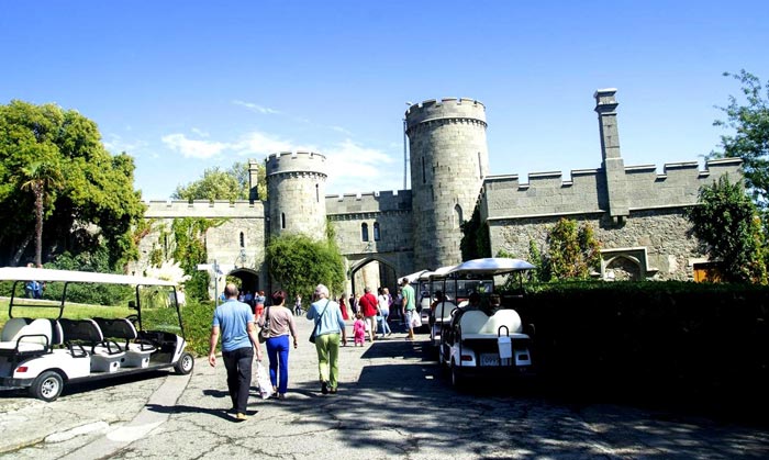 Катание по парку на электромобиле будет интересным и запоминающимся развлечением