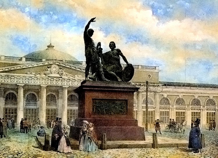 С первой половины 19 века Памятник является достойным украшением Красной площади.