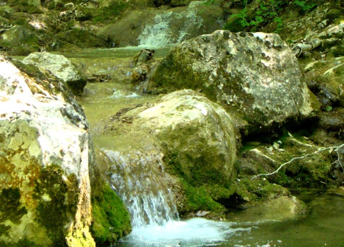 Алмачук впадает в Аузун-Узень около Яблонева брода