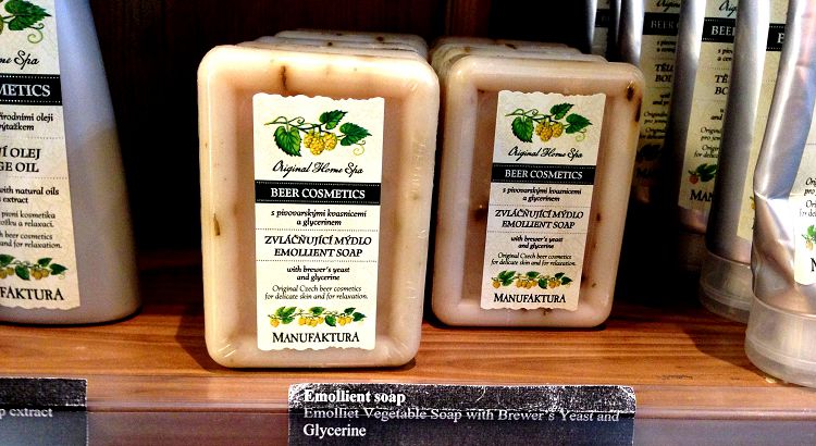 Пивная косметика - один из эксклюзивных пражских сувениров