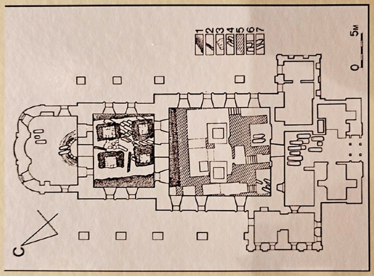 Археологи восстановили план первого каменного собора