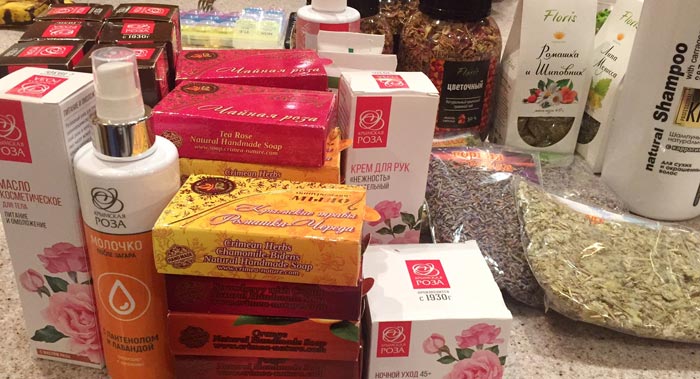 Мыло - одно из популярных косметических средств крымского производства Мыло - одно из популярных косметических средств крымского производства
