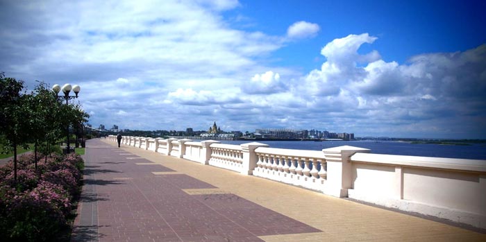 Прогулочная зона Нижне-Волжской набережной