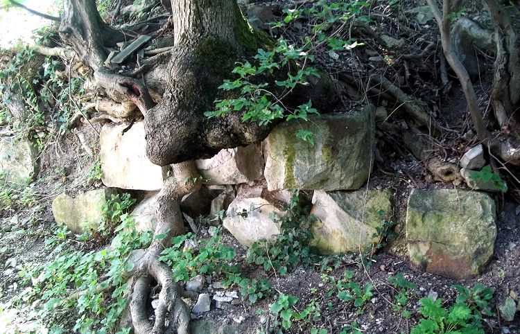 Эти огромные камни держали на себе когда-то целую крепость