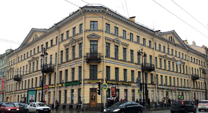 Дом Чаплиных на Невском