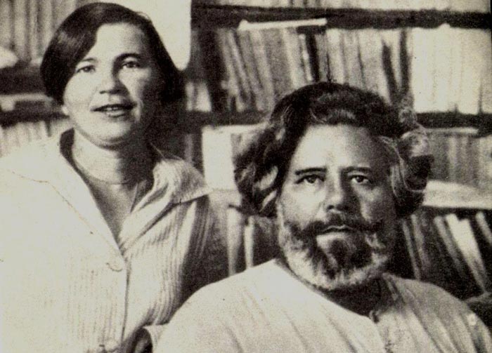 М.Волошин и М.Заболотская. Семейное фото