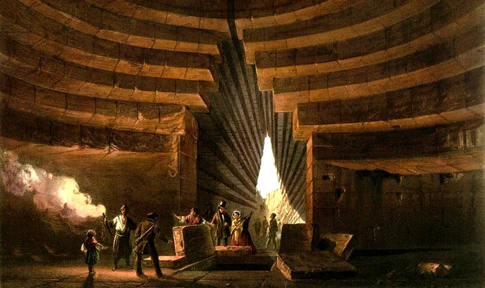 Картина К.Боссоли "Могила Митридата"