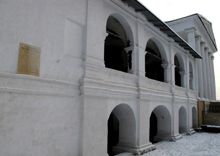 Открытая западная галерея Спасо-Преображенского собора