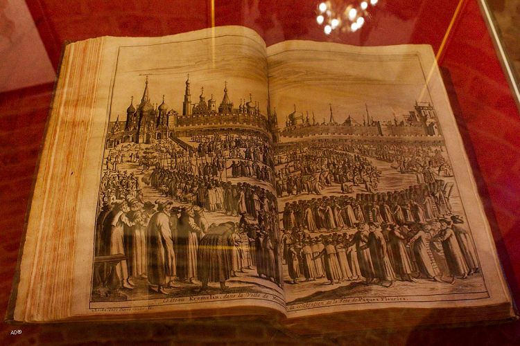 Шествию на осляти посвящены описания и гравюры в старинных книгах Шествию на осляти посвящены описания и гравюры в старинных книгах