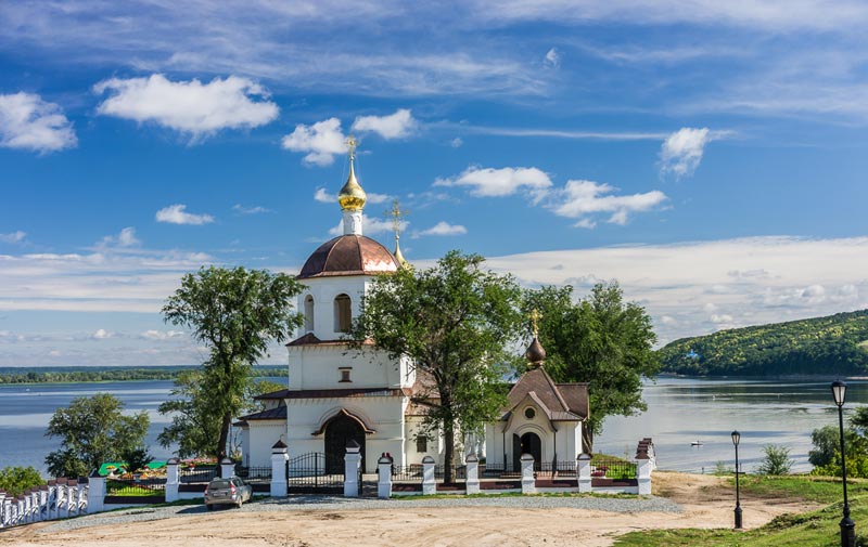 Церковь Константина и Елены на острове Свияжск под Казанью