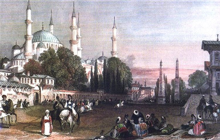 К 19 веку территория Ипподрома была поглощена новыми мусульманскими строениями