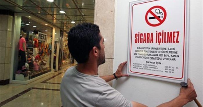 Запрет на курение в отелях Турции